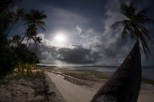 Night becomes day. Full moon long exposure. by James Deverich 